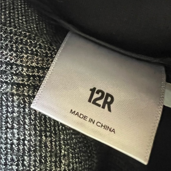 Express High Rise Plaid Metallic Trouser Dress Pants Size 12R - Picture 9 of 15